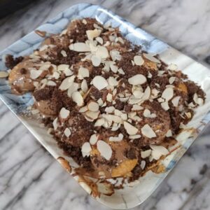 Almond brownie Pancake