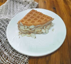 Almond Brownie Wafflewich